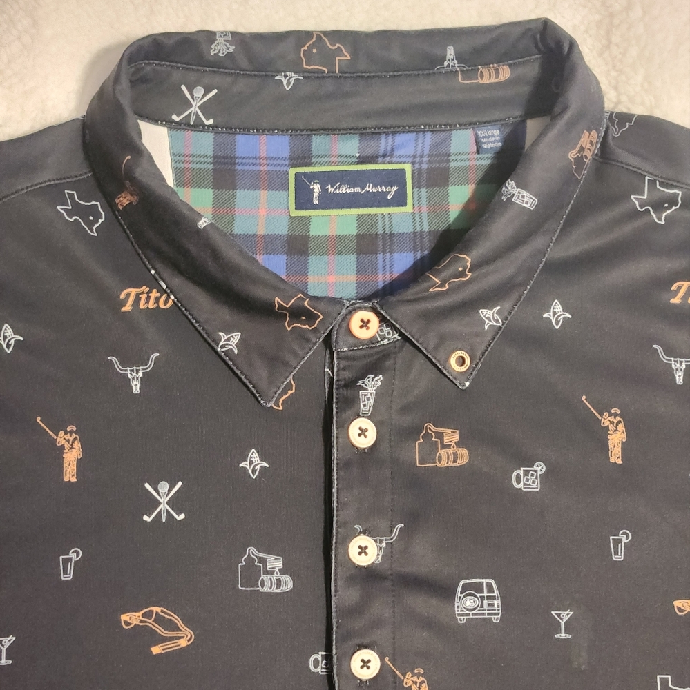 William Murray Tito's golf polo